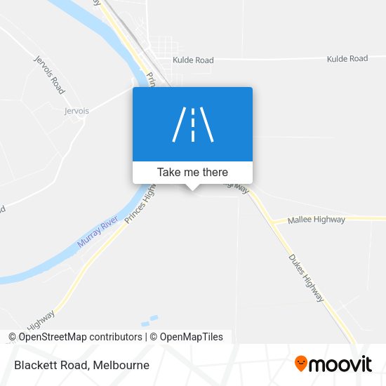 Blackett Road map