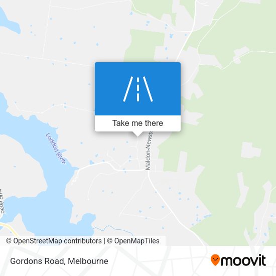 Gordons Road map