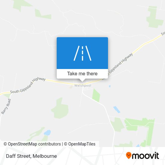 Daff Street map