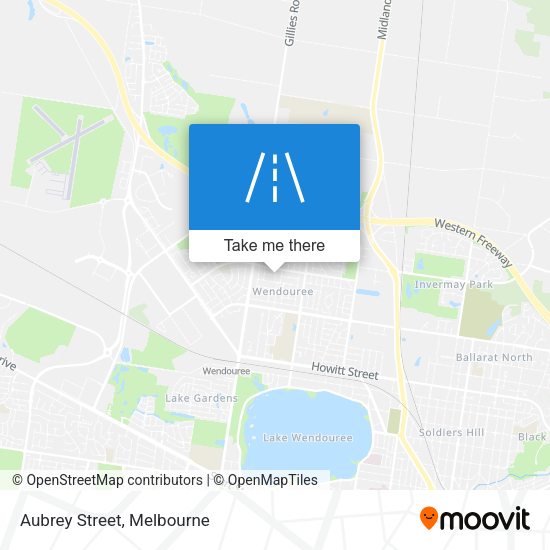 Aubrey Street map