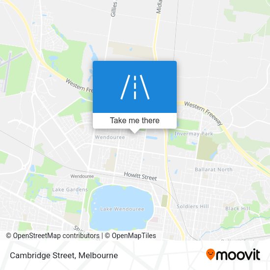 Cambridge Street map