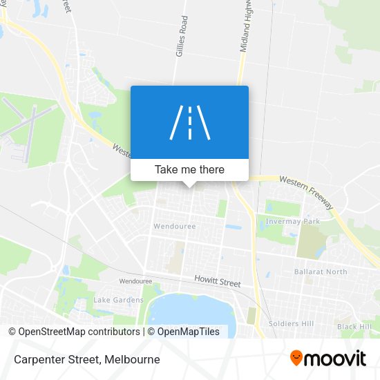 Carpenter Street map
