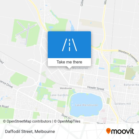 Daffodil Street map