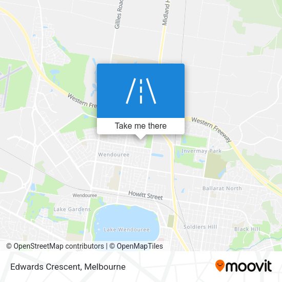 Edwards Crescent map