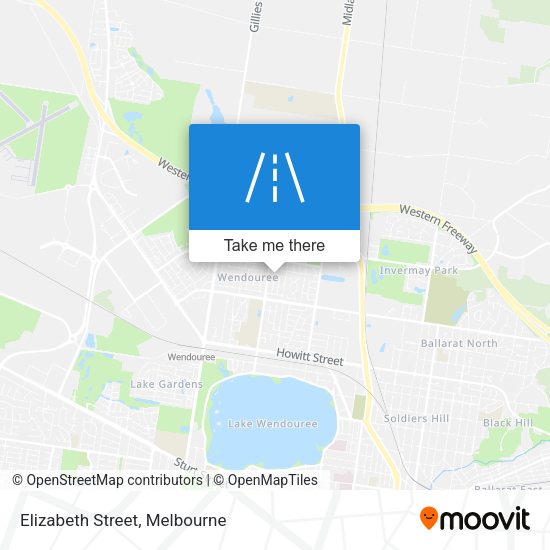 Elizabeth Street map