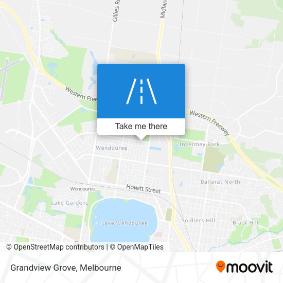 Grandview Grove map