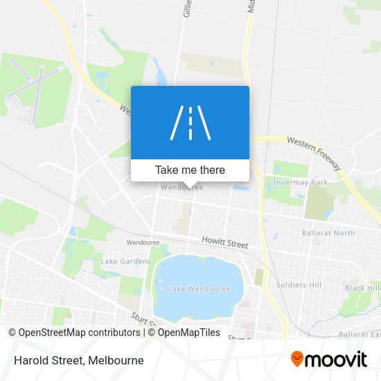 Harold Street map