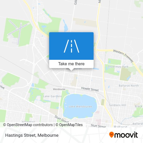 Hastings Street map