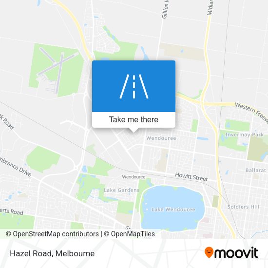 Hazel Road map