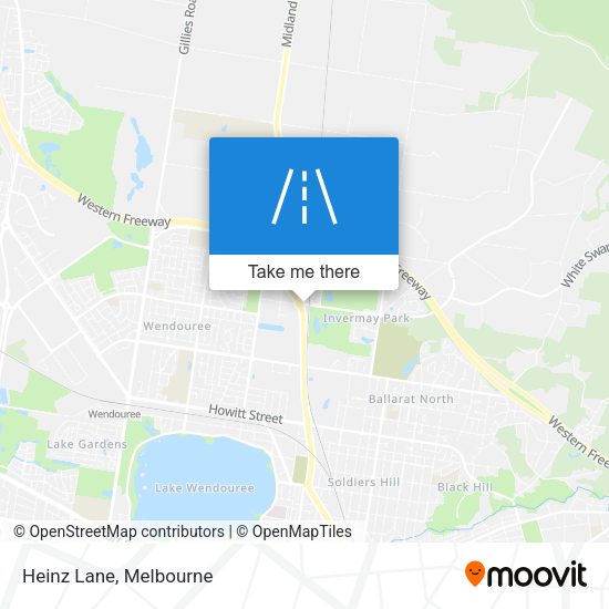 Heinz Lane map
