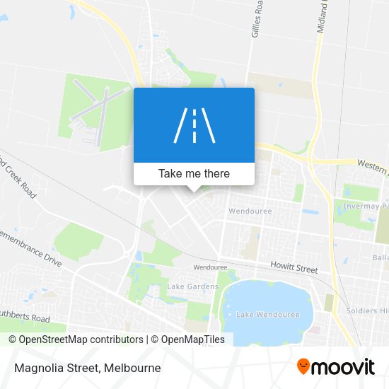 Magnolia Street map