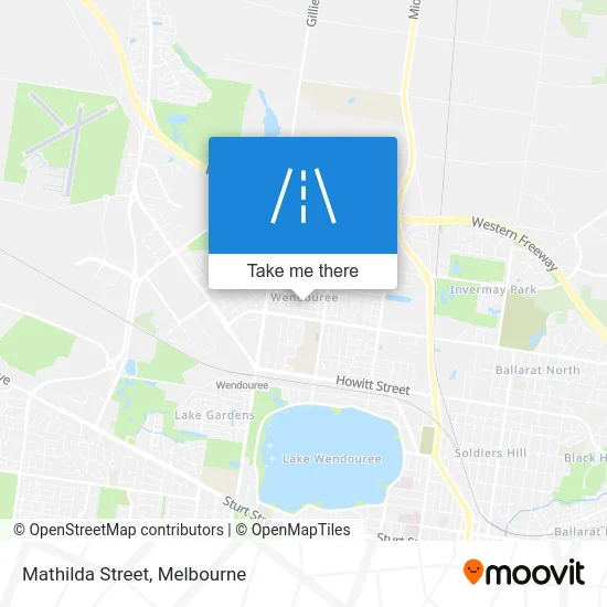 Mapa Mathilda Street