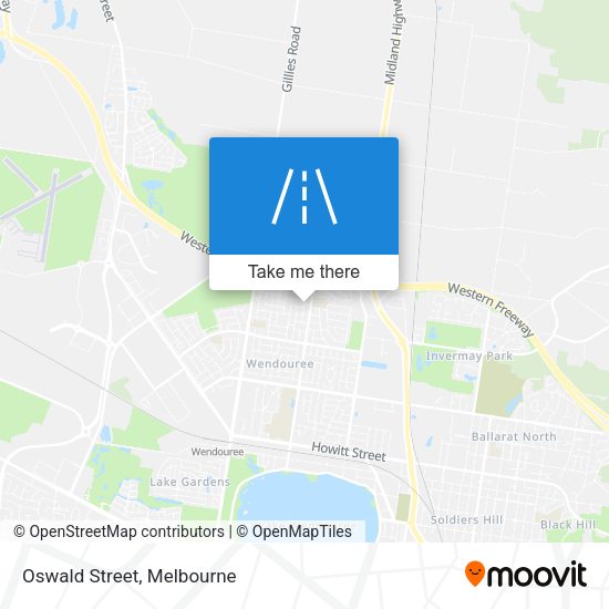 Oswald Street map