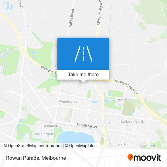 Rowan Parade map