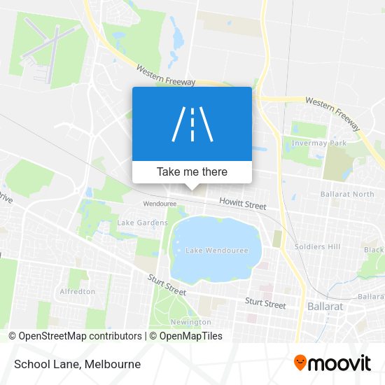 School Lane map