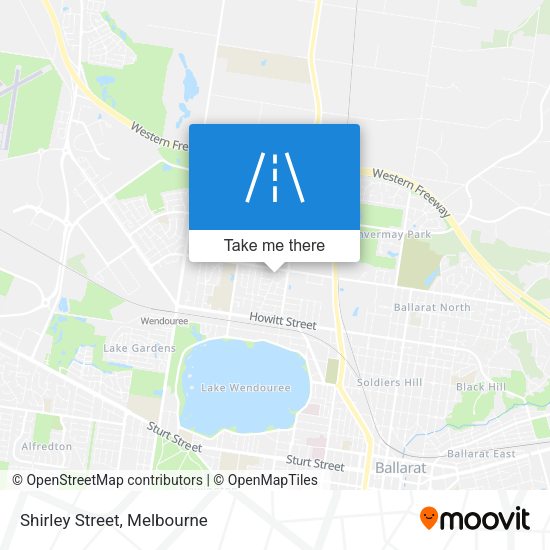Shirley Street map