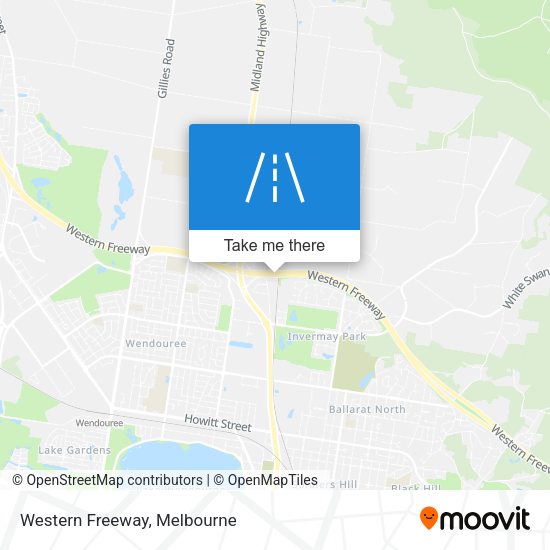 Western Freeway map