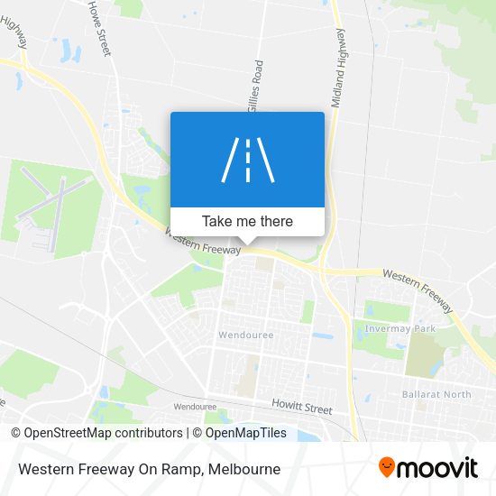 Western Freeway On Ramp map