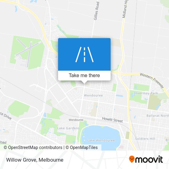 Willow Grove map