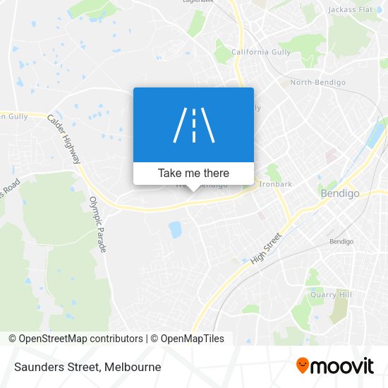 Saunders Street map