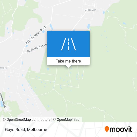 Gays Road map