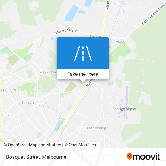 Bosquet Street map