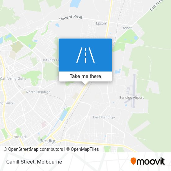Cahill Street map