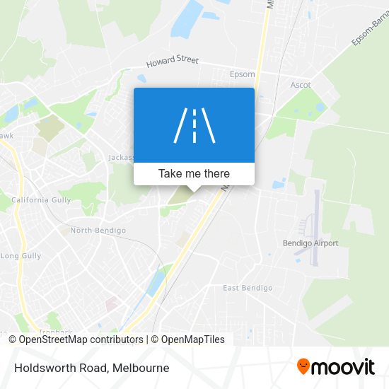 Holdsworth Road map