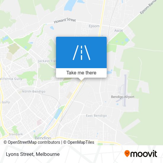 Lyons Street map