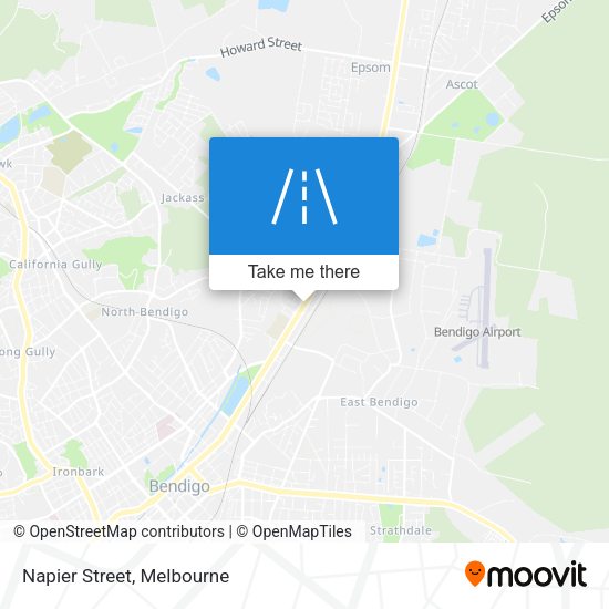 Napier Street map