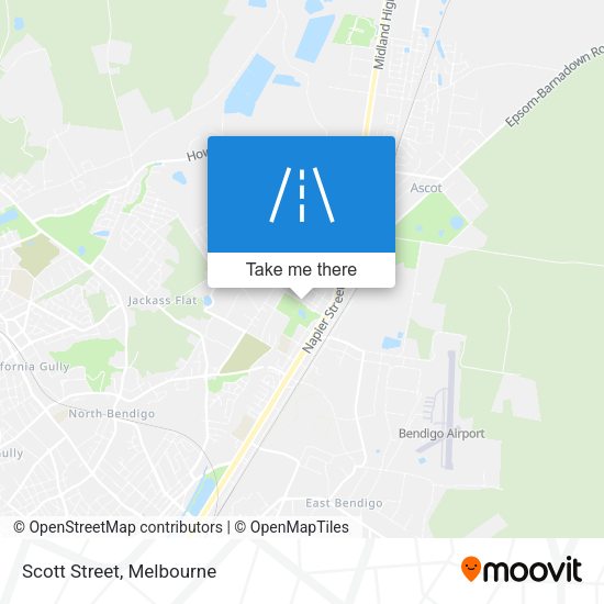 Scott Street map