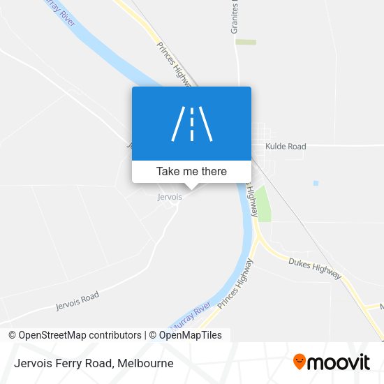 Jervois Ferry Road map