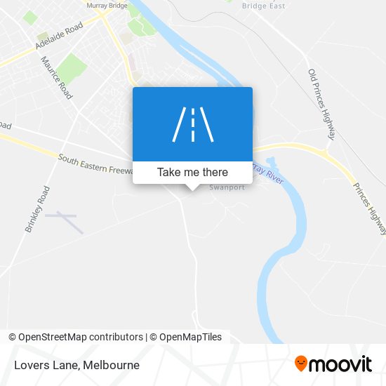 Lovers Lane map