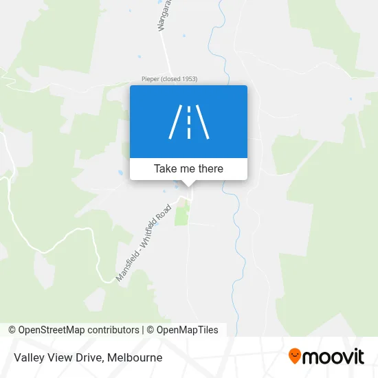 Mapa Valley View Drive