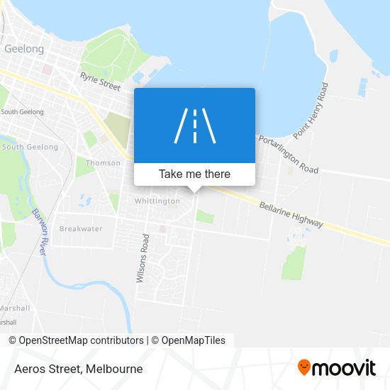 Aeros Street map