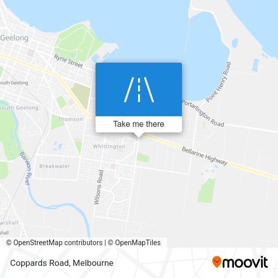 Coppards Road map