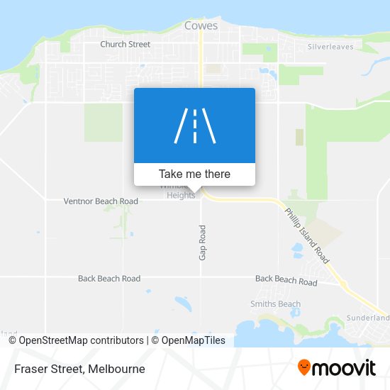 Fraser Street map