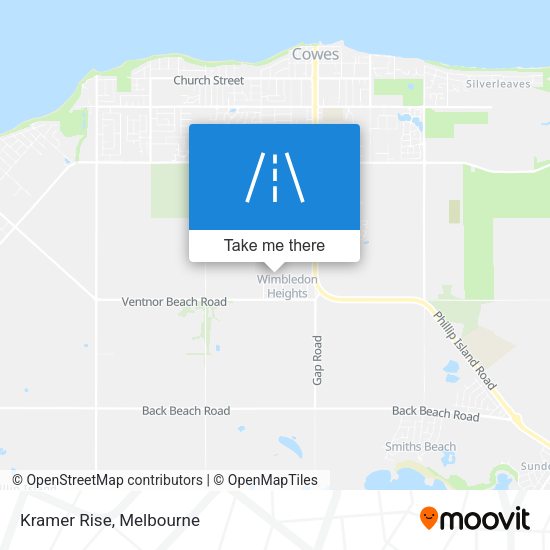 Kramer Rise map