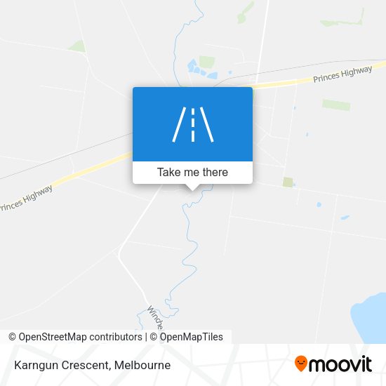 Karngun Crescent map