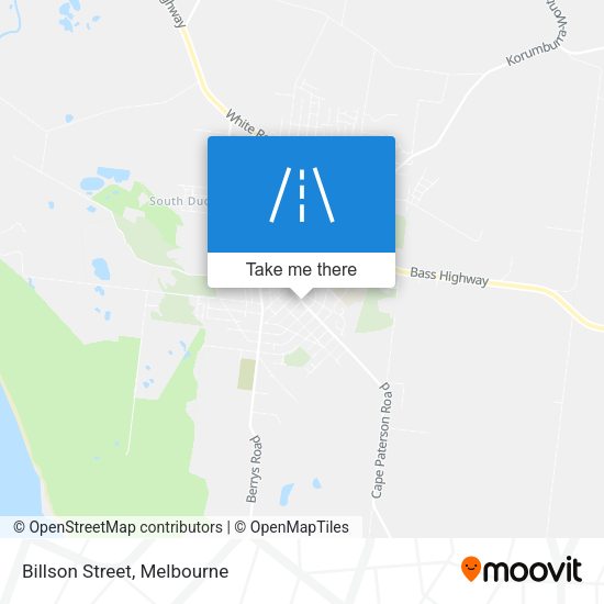 Billson Street map