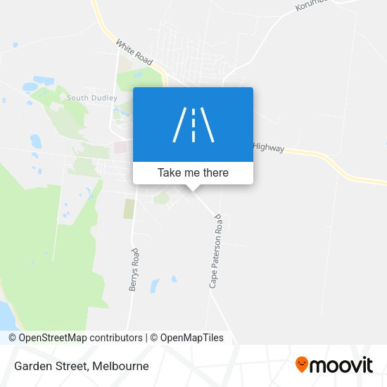 Garden Street map
