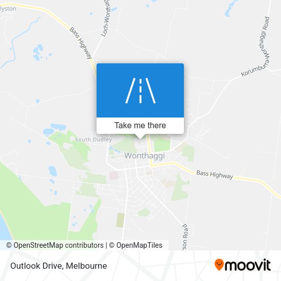 Outlook Drive map