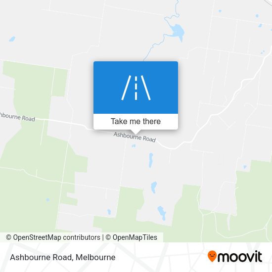 Ashbourne Road map