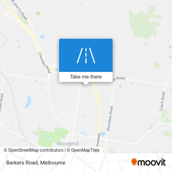 Barkers Road map