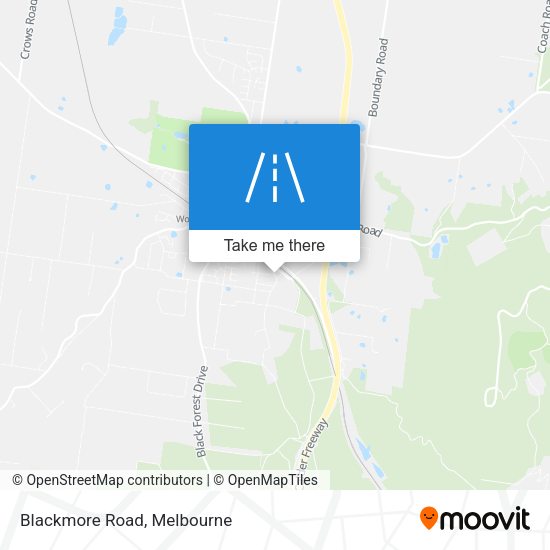 Blackmore Road map