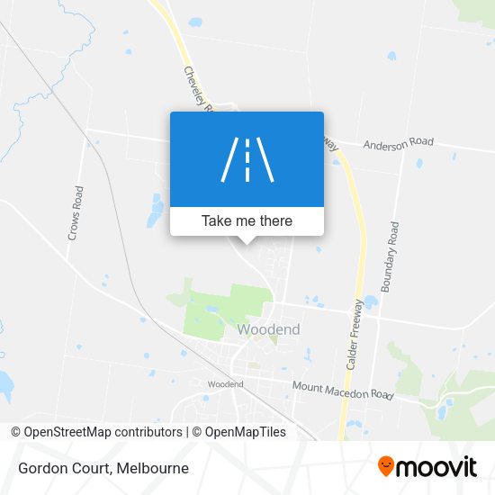 Gordon Court map