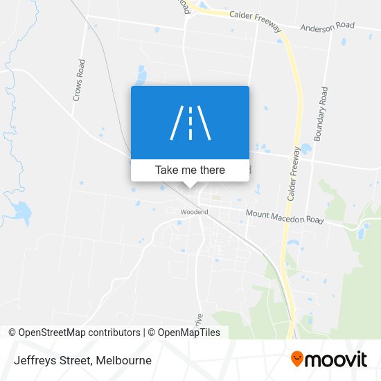 Jeffreys Street map