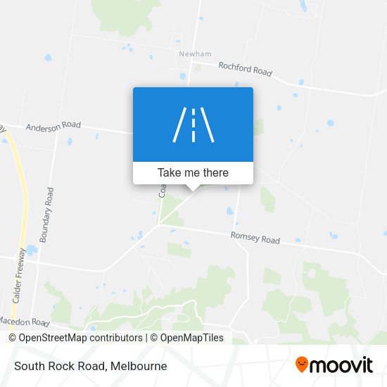 South Rock Road map