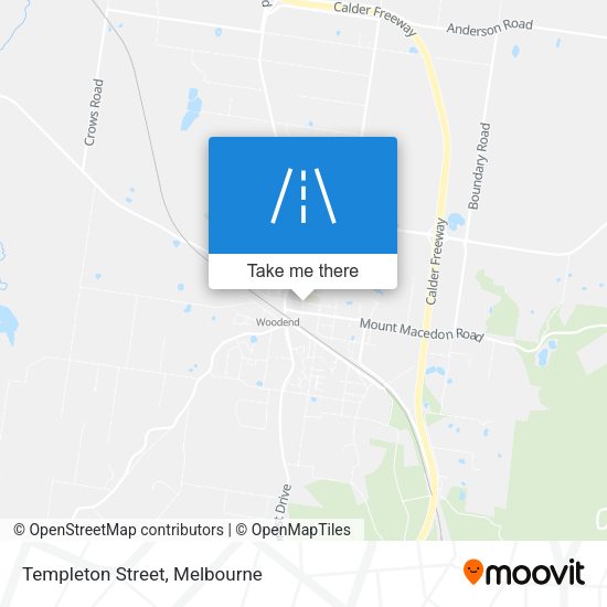 Templeton Street map