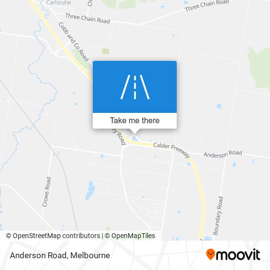 Anderson Road map